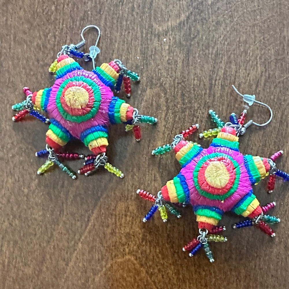 Colorful Star-Shaped Earrings